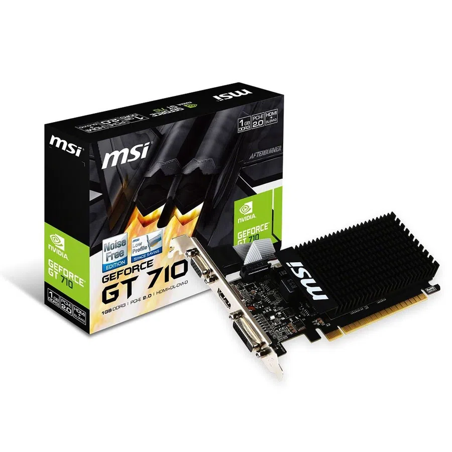 Nvidia GeForce GT-710 1Go DDR3 (MSI/Gigabyte/ASUS)