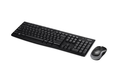 Gagnez en confort avec l'ensemble clavier/souris sans fil Logitech Wireless Combo MK260
