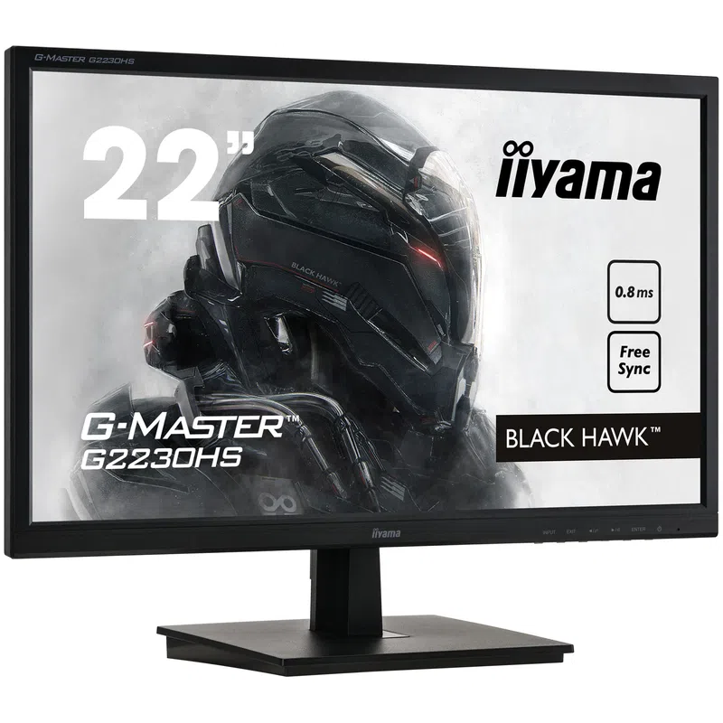 Ecran Gaming LED 22p IIyama G-Master G2230HS-B1