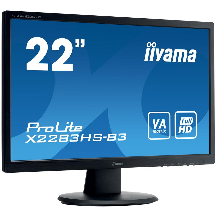 Ecran LED 22p IIyama Prolite X2283HS-B3